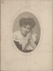 Photographie Anglaise/Montée Sur Carton/Jeune Femme élégante En Buste/Manchester/GB//Vers 1900-1910  PHN94 - Personnes Anonymes
