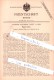 Original Patent  - Alphonse Alexandre Foiret In Paris , 1893 , Magazin-Camera , Photographie , Fotoapparat !!! - Cameras