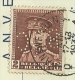 321+339 Op "change à L'ordre" Met Stempel ANTWERPEN Met Firmaperforatie (perfin) "BDC" - 1934-51