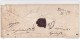 LETTRE DE VARSOVIE (POLOGNE RUSSE) 1854  PASSEE PAR BERLIN ET ENTREE A VALENCIENNES - ...-1860 Vorphilatelie