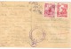 XIO296/97  JUGOSLAWIEN 1953 POSTKARTE Mit Zensurstempel Siehe ABBILDUNG - Brieven En Documenten