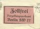 285+403 Op Brief Aangetekend Stempel GENT -> BERLIN, Strookje ZOLLFREI +vignet Nach Zollamtlichter / Wieder Verschlossen - 1934-1935 Leopold III