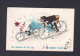 Carte Illustree Humour A La Conquete Du Pôle Sud ( Velo Cyclisme Grivoiserie Homme Femme ) - Cyclisme