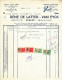 MEUBLES D' ART De Latter - Van Eyck à EECLOO - 3 Factures Différentes + Fiscaux 1929/32/37  --  22/512 - Autres & Non Classés