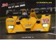 24 Heures Du Mans 2008  -  Lola-AER BO6/10  -  Chamberlain-Synergy Motorsport  -  Large  Promo Card (2 Scans) - Le Mans