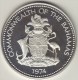 @Y@    Bahamas 1974 5 Dollars Silver Proof Coin, Flag  Zilver - Bahamas