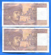 France  2  Billets  De  20  Fr - 20 F 1980-1997 ''Debussy''