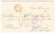 Heimat GL GLARUS 20.10.1860 AK-Stempel Und Zugst. Zürich-Glarus Auf Brief Aus Gravenhage Holland - ...-1852 Voorlopers