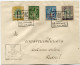 SIAM LETTRE TRANSPORTEE EXCEPTIONNELLEMENT PAR AVION MILITAIRE DE BANGKOK A CHANDABURY LE 17 FEVRIER 1919 (TRES RARE) - Thaïlande