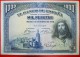 • EUCHARIST: SPAIN ★ 1000 PESETAS 1928!!! San Fernando (1217– 1252) LOW START!&#9733;NO RESERVE! - 1000 Pesetas