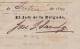 BE525 CUBA SPAIN ESPAÑA 1899 MAMBI SIGNED DOC GENERAL JOAQUIN SANCHEZ VALDIVIA - Other & Unclassified