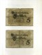 -ALLEMAGNE EMPIRE . LOT DE 2 BILLETS  5 M. 1914 - 5 Mark