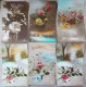 Lot 9 X CpA  Photo MONTAGE Fleur Fleurs Roses Et Gui Sur Paysage Voir Pour Cachet Timbre Voir Details - Collections & Lots