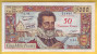 BILLET FRANCAIS - 50 NF Sur 5000 Francs Henri IV  30.10.1958 SUP - 1955-1959 Aufdrucke Neue Francs