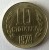 Monnaie - Bulgarie - 10 STOTINKI 1974 - - Bulgarie