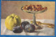 Malerei; Billing M.; Feigen; Quitte Und Nüsse; 1912; Bild2 - Billing, M.