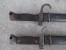 Delcampe - Lot De 2 Baio Pour Fusil Ou Mousqueton Berthier Incomplete Ww1 Baionnette Bayonet - Knives/Swords