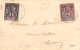 DAHOMEY BENIN LETTRE AFFRANCHIE A  5 C TARIF IMPRIMER DE PORTO NOVO POUR ABOMEY - Covers & Documents