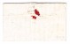Heimat GR ENGADIN - PONTRESINA Balkenstempel Blau Mit Rayon III Typ 6 Vollrandig Auf Brief 29.7.1853 Nach Bergün - 1843-1852 Federal & Cantonal Stamps