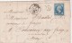 1863. LETTRE. N°22. ARDENNES. ROCROI. GC 3179. BOITE  RURALE A BOURG-FIDELE / 7439 - 1849-1876: Période Classique