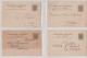 Greece PS 5 Lepta Flying Mercury Used 1902 Egio , Nafpaktos , Volos , Mesologgi To Patras - Postal Stationery