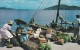 AMERIQUE---ANTILLES--VIERGES---waterfront Vendors St. Thomas Virgin Islands--voir 2 Scans - Vierges (Iles), Amér.