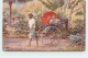 COLOMBO - Tamil Lady In Rickshaw (oilette) - Sri Lanka (Ceylon)