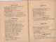 Questionnaire Musical 1914 L.Grandjany Professeur Conservatoire Nat. Musique Et  Réponses Paul Puget Les 2  Livrets TBE - Etude & Enseignement