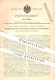 Original Patent -  Dr. Lucian Gottscho , Charlottenburg , 1897 , Abzweigstromschalter , Strom , Starkstrom , Elektrik !! - Documenti Storici