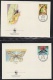 Papua New Guinea 1988  WWF / Butterflies 4v  4 FDC (W724) - Unused Stamps