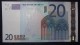 20 EURO E008A3 Draghi Germany  Serie X37 Perfect UNC - 20 Euro