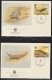 Congo 1987  WWF /   Crocodile  4v4 FDC  (W732) - Unused Stamps