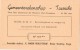 16405. Tarjeta Privada Preobliterado  BRUGGE (Belgien) 1942. Roulotte.Vanden Broele Ferrant - Roulettes 1900-09