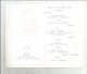 MENU , Mariage , 1971 , 4 Pages - Menus