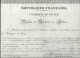 Diplôme De Bachelier Es Lettres/RF/Université De France/Ministre De L´Instruction Publique Et Cultes/1848    DIP111 - Diploma & School Reports