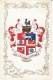 Harrogate England Heraldic Crest Coat Of Arms C1900s Postcard - Harrogate
