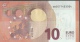 ITALIA  10 EURO  SB S004   SHORT CODE RADAR  DRAGHI  UNC - 10 Euro