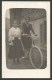 MELS GABREITEN SG Velo Mit 2 Frauen Beim Haus VOGLER MARIE Private-Foto-Karte Ca. 1920 - Mels