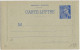 1940 - CARTE LETTRE ENTIER MERCURE NEUVE - Cartes-lettres