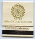 LONDON : MIRABELLE CLUB - MATCHBOOK - CURZON STREET, MAYFAIR - Boites D'allumettes