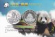 Delcampe - Panda - 31 Prepaid Cards Booklet Of China's Panda Commemorative Coins Patterns 1984-2014 - 5 - 99 Cartoline