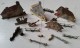 Lot D´anciens Accessoires, Figurines Pour Circuit De  Train, Ou Autre, Tous En Plomb,Etain, 19eme - Toy Memorabilia