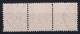 ICELAND: Mi Nr 53  Used  1907  Strip - Used Stamps