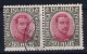 ICELAND: Mi Nr 95  Used  1920  Pair - Gebruikt