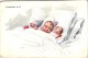 6 Postcards Karl Feiertag Artist Signed &Numbered Doll Teddy Bear Child Playing In Bed Goes Puppies Jealous - Feiertag, Karl