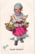 Delcampe - 6 Postcards Karl Feiertag Artist Signed &Numbered Children Dancing Children's Choir Dirigent Violin  Drum - Feiertag, Karl