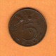 NETHERLANDS   5 CENTS 1957 (KM # 181) - 1948-1980 : Juliana