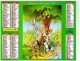 Calendrier Almanach Ptt 1997 Looney Tunes Bugs Bunny Titi Et Grosminet - Grand Format : 1991-00