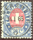 Heimat SG Degersheim 1885-01-14 Poststempel Auf Telegraphen-Marke Zu# 16 Voll-O - Télégraphe