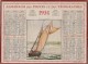 ALMANACH Des POSTES Et Des TÈLÈGRAPHES - 1934 -Carte Des CHEMINS De FER De FRANCE - Carte Du Departement Du NORD- 29 X22 - Grand Format : 1921-40